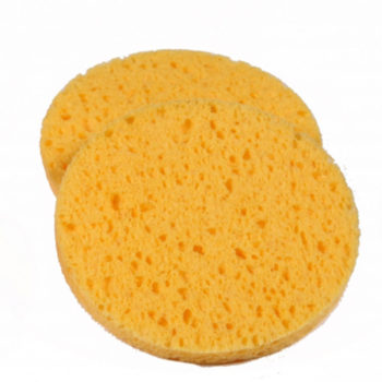 σφουγγαράκι καθαρισμού κίτρινο σετ 2τμχ