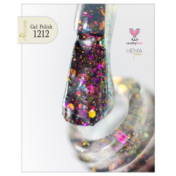 ALEZORI GEL POLISH 1212 GLITTER ΙΡΙΔΙΖΟΝ