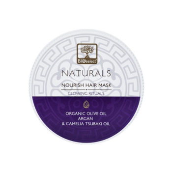 Bioselect Μάσκα μαλλιών- Αναδόμηση και Λάμψη- Glowing Rituals 200ml