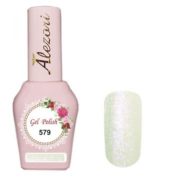 ALEZORI GEL POLISH 579  WHITE SHIMMER MERMAIDS EFFECT