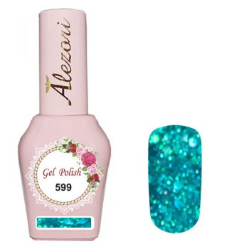 ALEZORI GEL POLISH 599 GLITTER ΣΜΑΡΑΓΔΙ ΠΑΓΙΕΤΑ