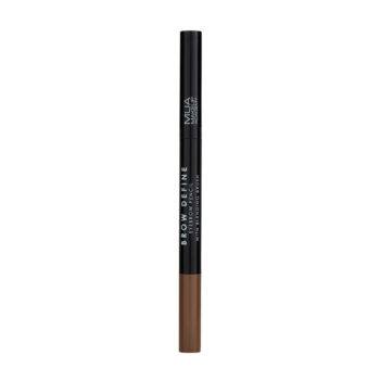 MUA BROW DEFINE EYEBROW PENCIL - WITH BLENDING BRUSH MID BROWN