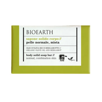 BIOEARTH Solid Soap - Σαπούνι Για Το Σώμα Με Ελαιόλαδο Και Περγαμόντο Απαλό