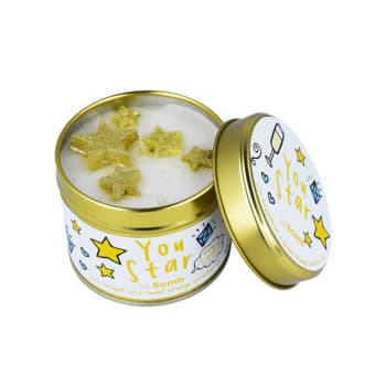 BOMB COSMETICS YOU STAR TIN CANDLE