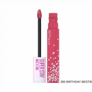 Maybelline Super Stay Matte Ink Liquid Lipstick 395 Birthday Bestie