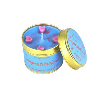 BOMB COSMETICS CONGRATULATIONS TIN CANDLE