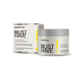 GEROVITAL ΕΝΙΣΧΥΜΕΝΗ ΚΡΕΜΑ ΕΝΥΔΑΤΩΣΗΣ Sorbet 2% Niacinamide + 0,3% Υαλουρονικό Οξύ