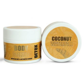 SCANDAL DETOX BODY SCRUB ”COCONUT WATERFALL” ΜΕ ΑΜΥΓΔΑΛΕΛΑΙΟ, ΕΝΕΡΓΟ ΑΝΘΡΑΚΑ ΚΑΙ ΚΟΚΚΟΥΣ ΑΛΑΤΙΟΥ