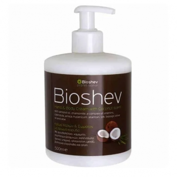 Bioshev Hand & Body Cream Coconut 500ml