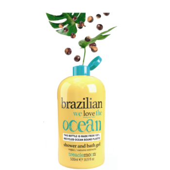 TREACLEMOON Brazilian Love Shower & Bath Gel-Αφρόλουτρο με Άρωμα Γκουαρανά, 500ml