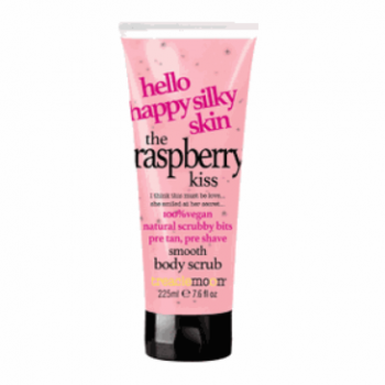 TREACLEMOON Hello Happy Silky Skin The Raspberry Kiss - Απολεπιστικό Σώματος με Άρωμα Βατόμουρο, 225ml