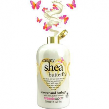 TREACLEMOON Creamy Shea Butterfly Αφρόλουτρο με Βούτυρο Καριτέ, 500ml